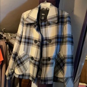 Plaid blazer jacket